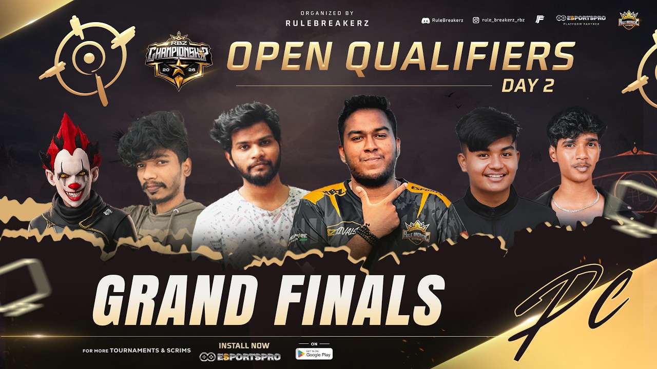 💥RBz Champ - 2026 | Grand Finale PC Lobby | Tamil FF Tournament
