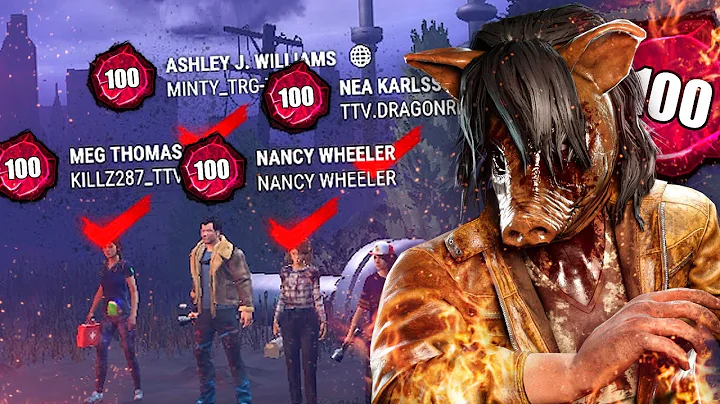 P400 TWITCH SQUAD VS MY P100 FLICK PIG! (DUAL POV) | Dead By Daylight