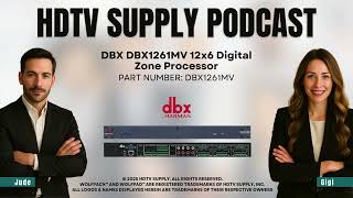 DBX DBX1261MV 12x6 Digital Zone Processor - YouTube
