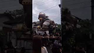 Detik detik Ogoh ogoh lepas sc tt🎥dekrdaah #ogohogoh #shorts
