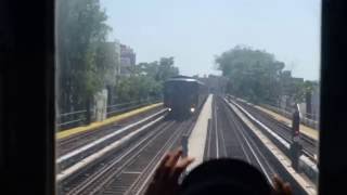 MTA NYC Subway Vintage Special: BMT D-Type Triplex Passing By As Seen Onboard The Arnines.
