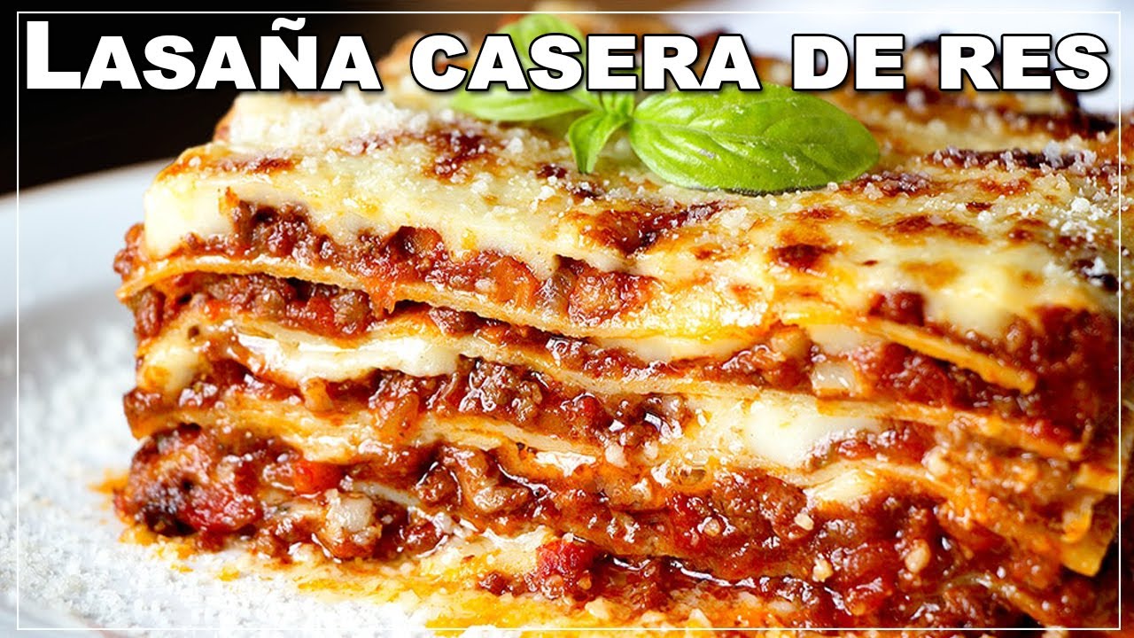 Como Hacer Lasaña (Paso a Paso) Facil y Rapido.