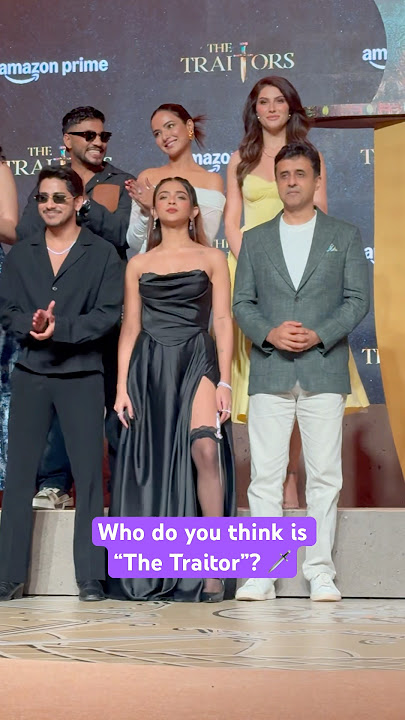 Who do you think is The Traitor? 🗡️ #thetraitors #urfijaved  #harshgujral #rebelkid #puravjha #show