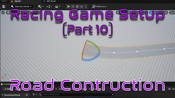 How to create roads using spline component | Unreal Engine | Racing Game Tutorial