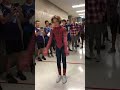 Spiderman backflip at school 