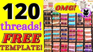 Step by step Thread Organizer DIY - can