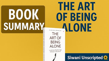 The Art of Being Alone✨– How to Enjoy Solitude & Find Inner Peace!😌#booksummary
