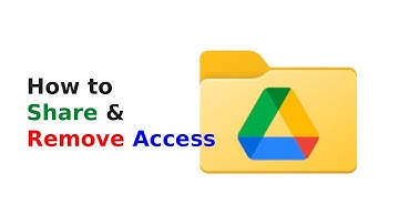 How to Share & Remove Access to a Folder on Google Drive 2026 - Quick Fix