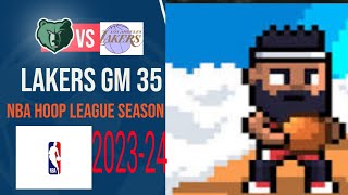 The King REIGNS Supreme vs. Grizzlies  (NBA Hoop League Season 2023-24 GM 35)