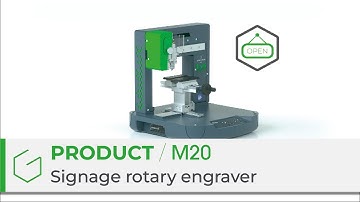 M20 rotary engraving machine, ideal for signage shop