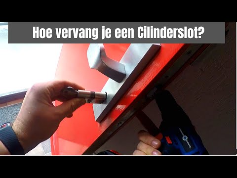 Video: Hoe verander u 'n silinderslot op 'n motorhuisdeur?