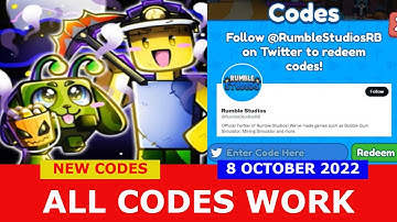 NEW CODES WORK [The Halloween Event Part 1] Mining Simulator 2 ROBLOX | ALL CODES | October 8, 2022