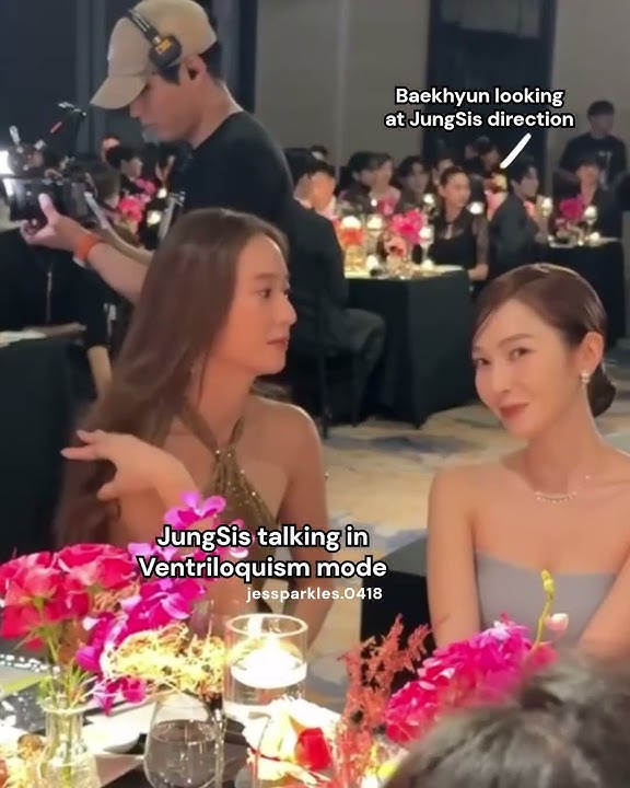 Krystal Jung, Jessica Jung, Byun Baekhyun at WKorea