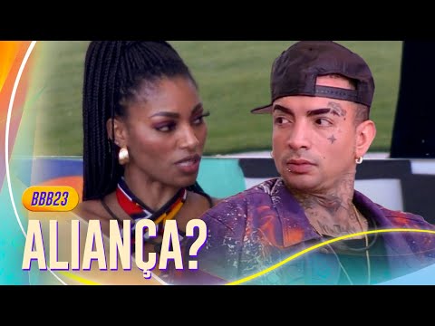 PRIMEIRA ALIANÇA? TINA E MC GUIMÊ ESTÃO PRONTOS PRA JOGAR 🔥 | BIG BROTHER BRASIL 23