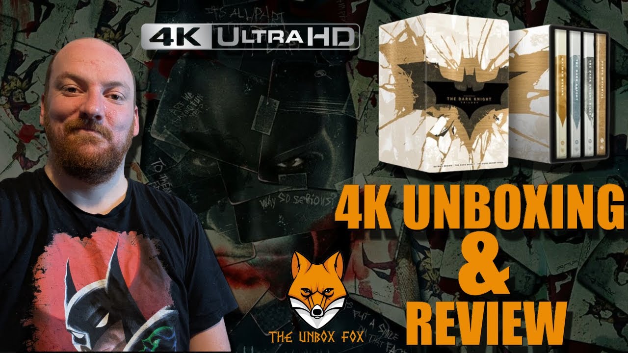 Epic 4K Steel Book Unboxing -The Dark Knight Trilogy Like You've Never Seen! #4k #unboxing  #review