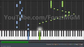 Video thumbnail of "[One Punch Man OP] "THE HERO !!" - JAM Project (Synthesia Piano Tutorial)"