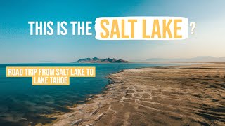 Bonneville Salt Flats + Salt Lake! Driving from UTAH to LAKE TAHOE - Road Trip VLOG