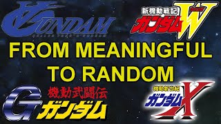 What Do MS Model Numbers Mean? (Part 3\/?, G Gundam, Wing, X and Turn A) [Question of the Week]