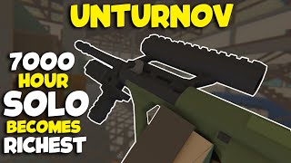 How a 7000 Hour Solo BECOMES Richest in UNTURNOV - Unturned PvP