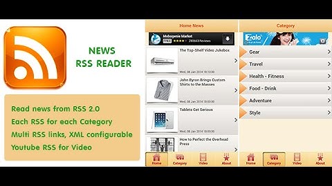 News RSS Feeder iOS App Demonstration
