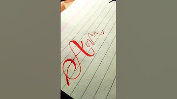 Amisha ❤️Guru name calligraphy #art new vedio #youtubeshorts #shortsfeed #shorts