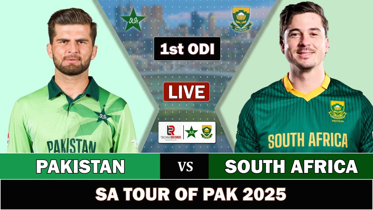 SA 6 OVERS | PAKISTAN vs SOUTH AFRICA 1st ODI MATCH LIVE SCORES | PAK ...
