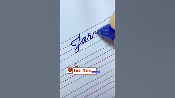 “Jara” Beautiful Name in Cursive Handwriting #cursivewriting #handwriting #calligraphy