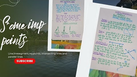 Chp4 basic geometrical ideas class6 maths som imp points 🙂👍