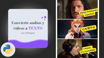 ¡Convierte tus audios y videos en texto AL INSTANTE con Python y Whisper! 🐍 Totalmente GRATIS