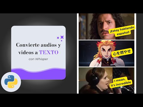 ¡Convierte tus audios y videos en texto AL INSTANTE con Python y Whisper! 🐍 Totalmente GRATIS