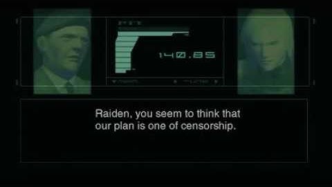 Metal Gear Solid 2 Predicts Current Year