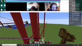 Brianna & Rich's Minecraft Creative ep 63 (Building Forth rail bridge)