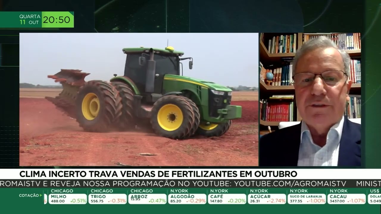 Clima incerto trava vendas de fertilizantes em outubro