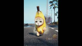 When Banana Cat Met Freddy Fazbear #freddyfazbear #bananacat #memes