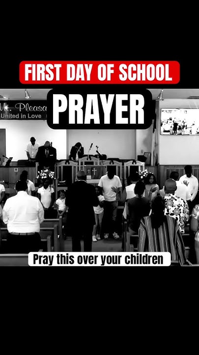 parents prayer for first day of school