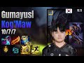 Gumayusi Adc Kog'Maw vs Draven lol KR solo rank Full Game 16.11 | 구마유시 코그모 vs 드레이븐