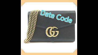 gucci marmont date code