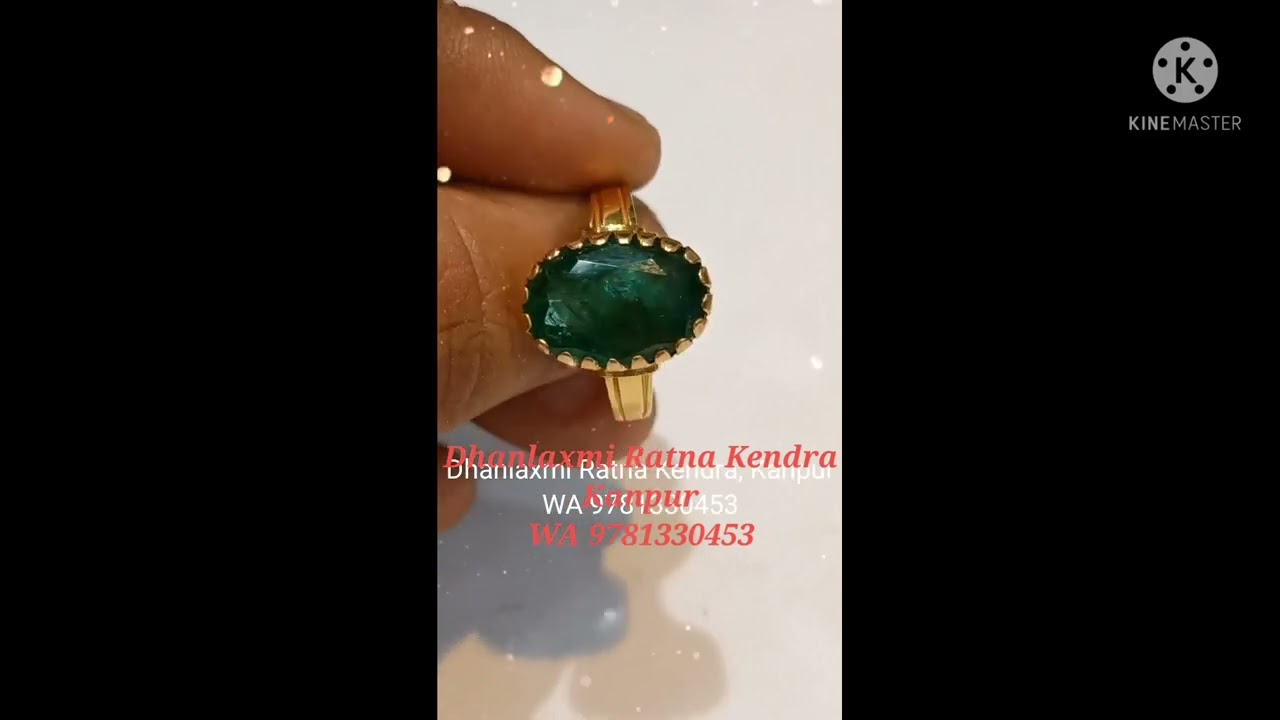 Natural Emerald Ring made on Order...Book Yours Now..WA 9781330453