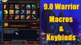 Rank 1 Warrior Macros & Keybinds (PvP & PvE) - WoW Shadowlands 9.0 Warrior Guide