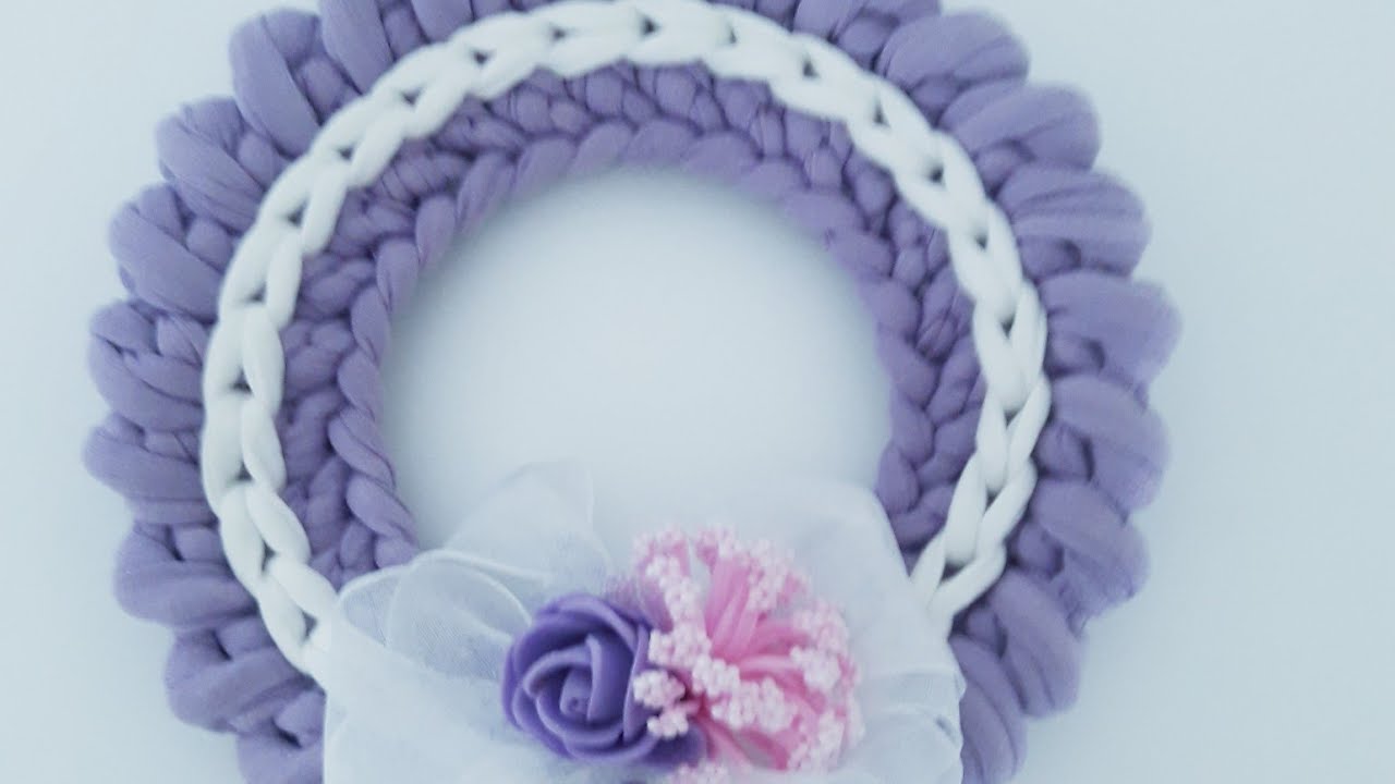 Penye İpten Çerçeve ,Kapı Süsü yapımı