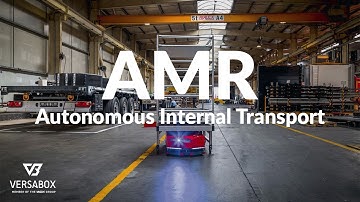 Internal Transport by AMR Robots in Wielton - VersaBox VB500