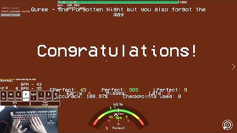 [lvl.?][ADOFAI Custom Clear] Quree - One Forgotten Night but you also forgot the day (map by //TNTz)