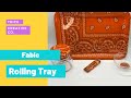 How to make a: Fabric Rolling Tray