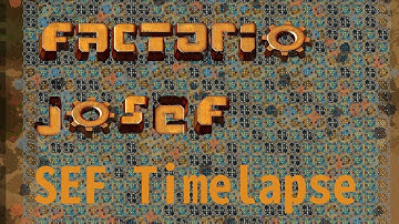 Factorio: JOSEF (Self-expanding factory) - Startup & 34h Timelapse