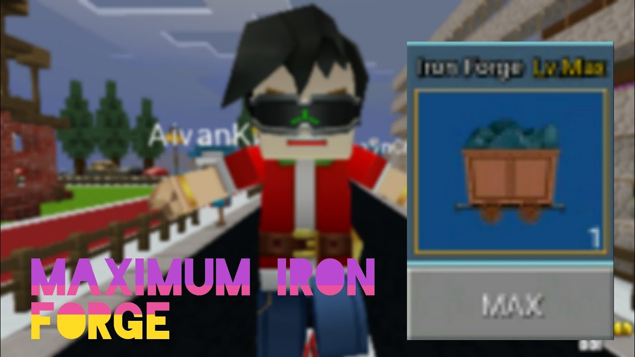 Maximum Iron Forge. Blockman Go Bedwars. - YouTube