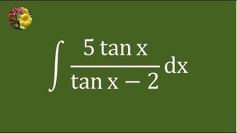 Another simpler method to evaluate the indefinite integral  using standard techniques