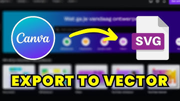 How to Export  a Vector File in Canva | How to Export a SVG file in Canva