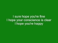 Miniature de la vidéo de la chanson Hope You're Happy