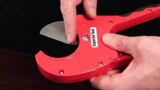 Superior Tool One-Handed 2&quot; PVC Ratcheting Cutter