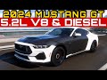 Forza horizon 5  2024 mustang gt  52l v8  68l v8t diesel drag tune